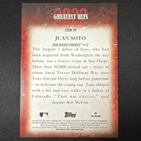 Juan Soto 2023 2022's Greatest Hits Mint Card #22GH-24
