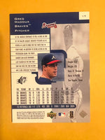 Greg Maddux 1999 Upper Deck SPX Series Mint Card #17
