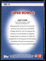 Bart Starr 2011 Topps Super Bowl Legends Series Mint Card #SBL-II
