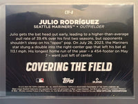 Julio Rodriguez 2024 Topps Covering The Field Mint Card #CTF-8
