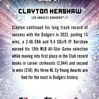 Clayton Kershaw 2024 Topps Stars of the MLB Mint Card #SMLB-37