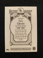 Tony Gwynn 2012 Topps Gypsy Queen Framed Gold Series Card #252
