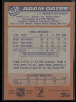 Adam Oates 1988 1989 Topps Card #161
