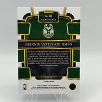 Giannis Antetokounmpo 2023 2024 Panini Select Concourse Blue Series Mint Card #60

