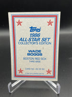 1986 Topps All-Star Collector's Edition Complete Set
