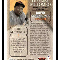 Dikembe Mutombo 1996 1997 Topps ProFiles Card #PF-13