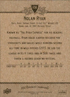 Nolan Ryan 2012 Upper Deck Presents Goodwin Champions Series Mint Card #108
