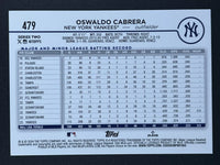 Oswaldo Cabrera 2024 Topps Holiday Summer Foil Mint Card #479
