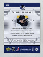 Patrick Coulombe 2006 2007 Upper Deck Young Guns Series Mint Card #494
