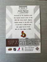 Jason Spezza 2009 2010 SPx SPXcitement Series Card #X52
