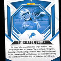 Amon-Ra St. Brown 2023 Panini Rookies and Stars Series Mint Card #33