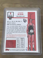 Jason Kidd 2007 2008 Topps 57 Variation 50th Anniversary Game Used Jersey #5
