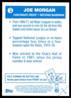 Joe Morgan 2012 Topps Archives 1977 Cloth Sticker Series Mint Card #77C-JM
