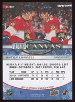 Anton Lundell 2025 2026 Upper Deck UD Canvas Series Mint Card #C-207
