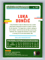 Luka Doncic 2023 2024 Donruss Series Mint Card #141
