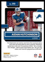 Aidan Hutchinson 2022 Donruss Rated Rookie Series Mint Insert Card #313
