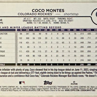 Coco Montes 2024 Topps Mint Rookie Card #92
