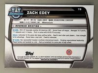 Zach Edey 2022 2023 Bowman University Chrome Mint Card #79
