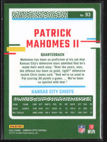 Patrick Mahomes II 2023 Panini Donruss Optic Series Mint Card #93
