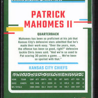 Patrick Mahomes II 2023 Panini Donruss Optic Series Mint Card #93