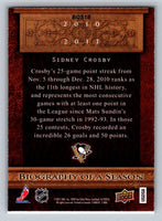 Sidney Crosby 2011 2012 Upper Deck Biography of a Season Series Card #BOS18
