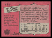 Boomer Esiason 1987 Topps Series Mint Card #185
