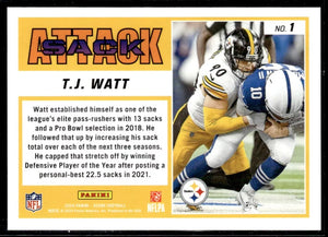 T.J. Watt 2024 Score Sack Attack Series Mint Card #1