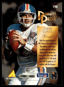 John Elway 1995 Pinnacle Passer Series Mint Card #198