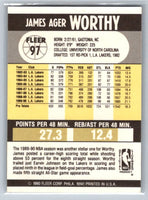 James Worthy 1990 1991 Fleer Series Card #97
