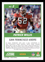 Patrick Willis 2024 Score First Ballot Series Mint Card #2
