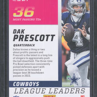 Dak Prescott 2024 Score League Leaders Series Mint Card #LL-DTP