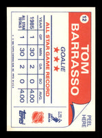 Tom Barrasso 1985 1986 Topps Sticker #12
