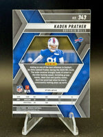 Kaden Prather 2025 Panini Mosaic Green Prizm Series Mint Rookie Card #343
