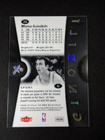 Manu Ginobili 2006 2007 Fleer EX Clear Acetate Mint Card #36
