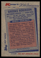 Brooks Robinson 1982 Topps Kmart 20th Anniversary Series Mint Card #5
