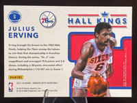 Julius Erving 2017 2018 Donruss Optic Hall Kings Series Mint Card #5
