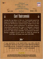 Carl Yastrzemski 2013 Panini Cooperstown Induction Series Mint Card #7
