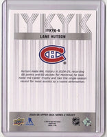 Lane Hutson 2025 2026 Upper Deck IYKYK Series Mint Card IYKYK-6
