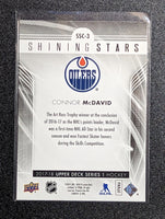 Connor McDavid 2017 2018 Upper Deck Shining Stars Card #SSL-3
