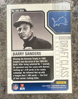 Barry Sanders 2023 Panini Contenders Historic Draft Class Series Mint Card #HDC-BSA
