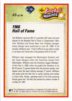 Ted Williams 1991 Upper Deck Baseball Heroes Series Mint Card #35
