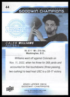 Caleb Williams 2023 Upper Deck Goodwin Champions Series Mint Rookie Card #44
