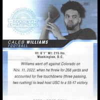 Caleb Williams 2023 Upper Deck Goodwin Champions Series Mint Rookie Card #44