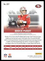 Brock Purdy 2024 Panini Prestige Series Mint Card #257
