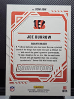 Joe Burrow 2025 Donruss Dominators Series Mint Card #DOM-JBW
