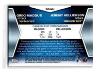 Greg Maddux and Jeremy Hellickson 2011 Topps Diamond Duos Series Mint Card  #DD-MH
