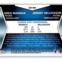 Greg Maddux and Jeremy Hellickson 2011 Topps Diamond Duos Series Mint Card  #DD-MH