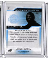 Ken Griffey Jr. 2023 Upper Deck Goodwin Champions Series Mint Card #81
