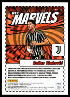 Dusan Vlahovic 2023 2024 Panini Donruss Net Marvels Series Mint Card #22

