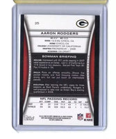 Aaron Rodgers 2008 Bowman Series Mint Card #25
